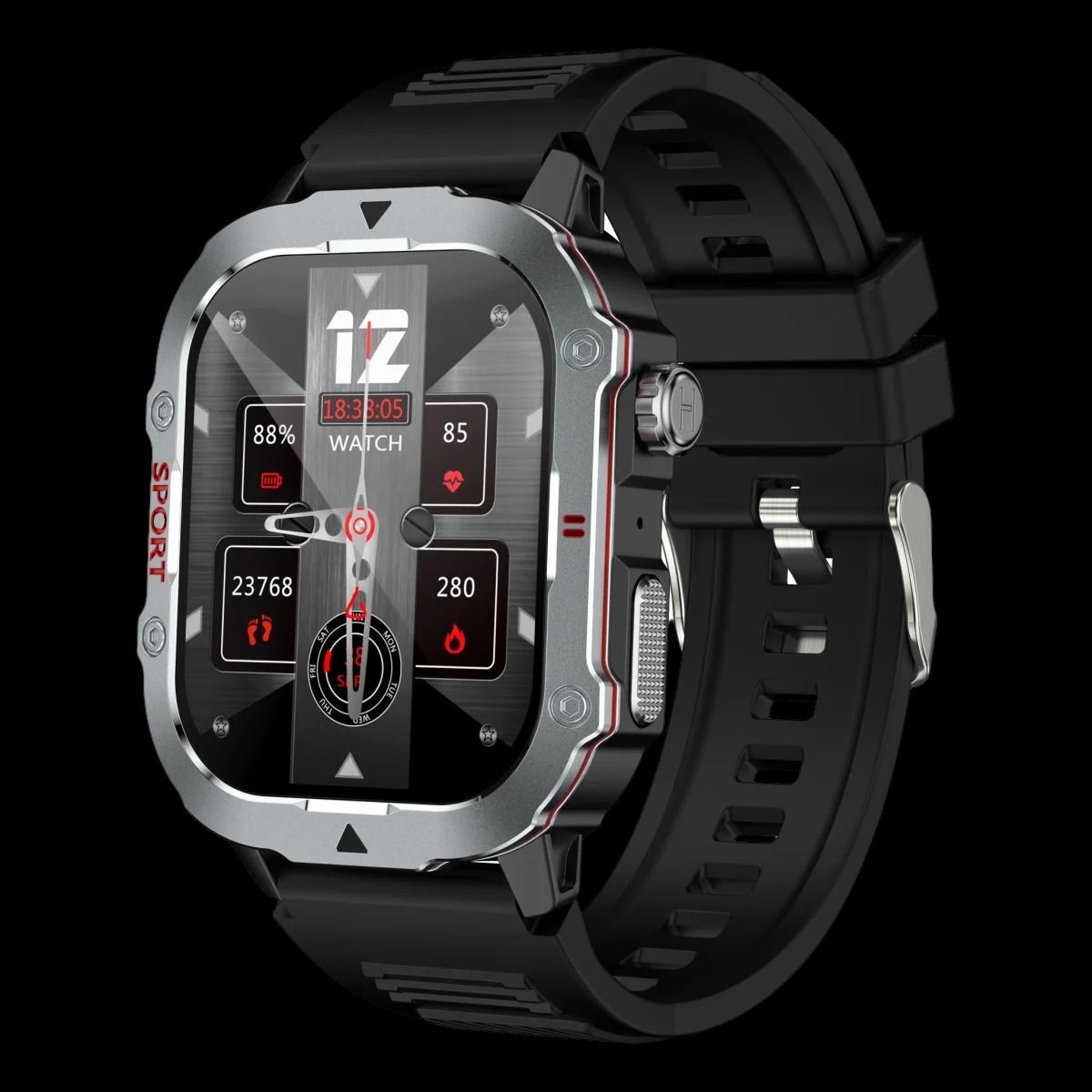 New Men's & Women's Sports Smart Watches Music Player Calorie Fitness Smartwatches Tracker Multiple Modes Compatible With Android/IOS Phones