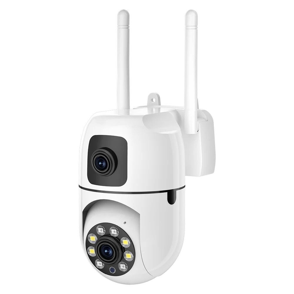 8MP HD Wifi Surveillance PTZ Camera Outdoor 4MP Dual Lens Dual Screen AI Auto Tracking IP Security Protection Camera CCTV Video