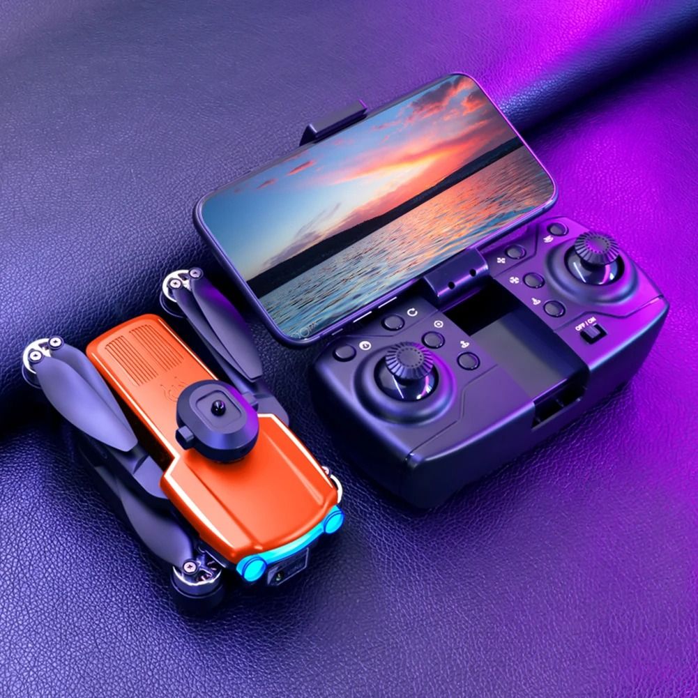 2025 Mini Drone 4K HD Optical Flow Positioning Four Axis Aircraft Aerial Camera UAV Remote Control LED Lights 360 ° Roll Drone