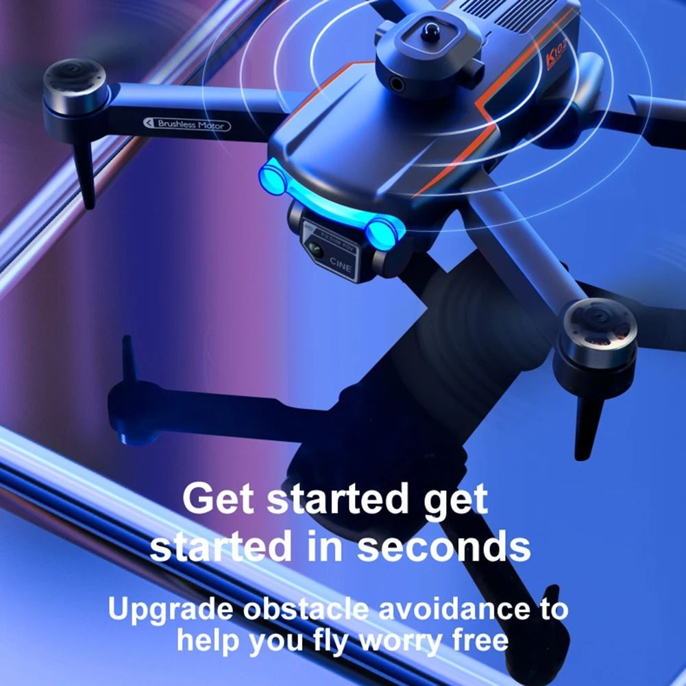 2025 Mini Drone 4K HD Optical Flow Positioning Four Axis Aircraft Aerial Camera UAV Remote Control LED Lights 360 ° Roll Drone