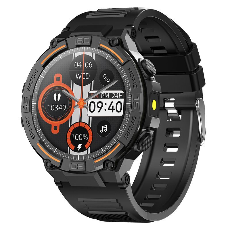 HW50 Smart Watches 1.6 Large Screen Bluetooth Calling LED Light Lamp AI Voice Health Monitoring Men Outdoor Sports Smartwatches
