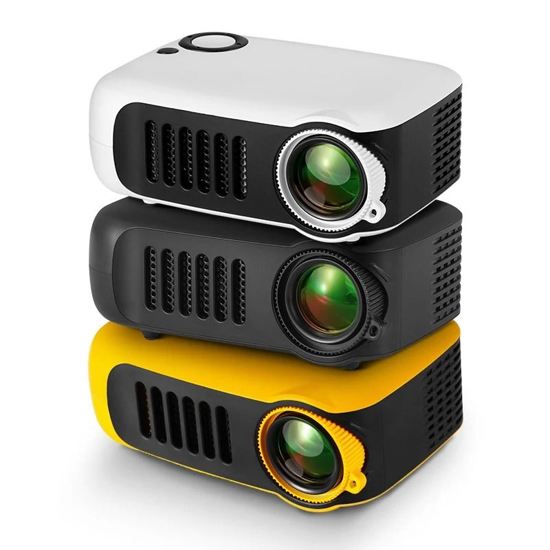 MINI Projectors Portable 3D LED Video Projectors Home Cinema Theater Game Laser Beamer Smart TV BOX 1080P 4K Via HD Port
