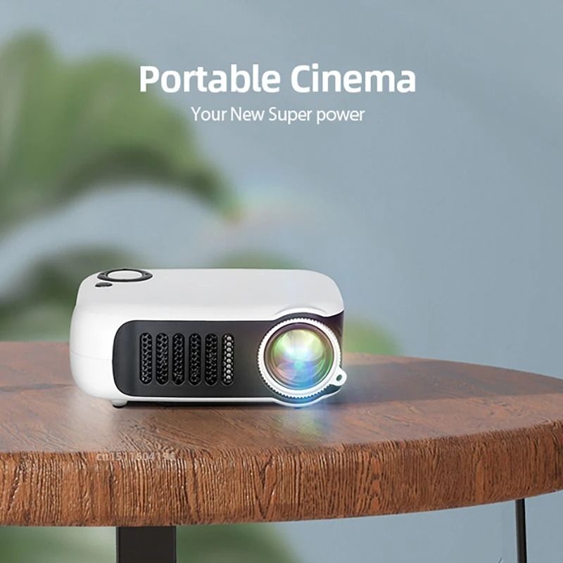 MINI Projectors Portable 3D LED Video Projectors Home Cinema Theater Game Laser Beamer Smart TV BOX 1080P 4K Via HD Port