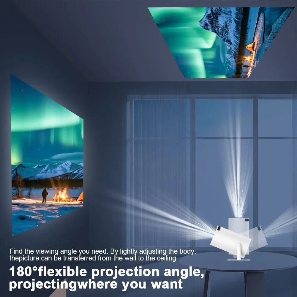 2025 HY300PRO Projector 4K Android 11 Dual Wifi6 200 ANSI Allwinner H713 BT5.0 1080P 1280*720P Home Cinema Outdoor Projetor