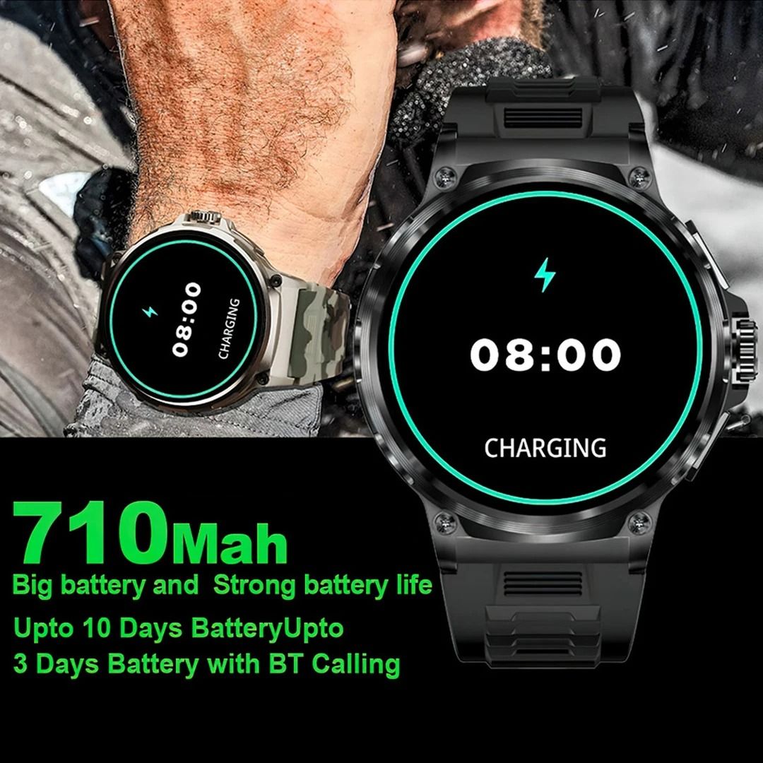 COLMI  New 1.85 Inch HD Bluetooth Call Smart Watches Men Sports Fitness Tracker Heart Monitor 710mAh Smartwatches