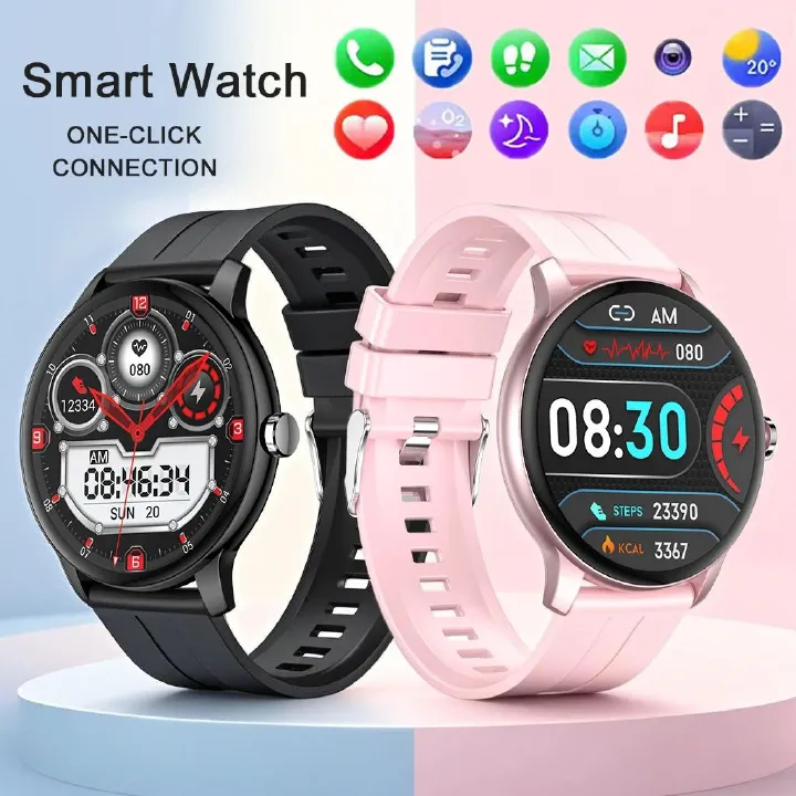 2025 New LIGE Round Smart Watches Men/Women Full Touch Screen Sport Fitness Smart Watch IP67 Waterproof Bluetooth For Android ios Smartwatches Smart Wearable Fitness Electronic Clock Z2P