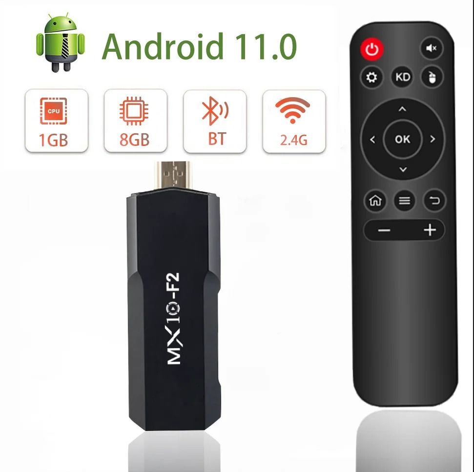 MX10 F3/F2 Android 13 TV Stick HDR Set Top OS 4K 1080P H313 ATV Smart TV Box For Google YouTube Smart Media Player
