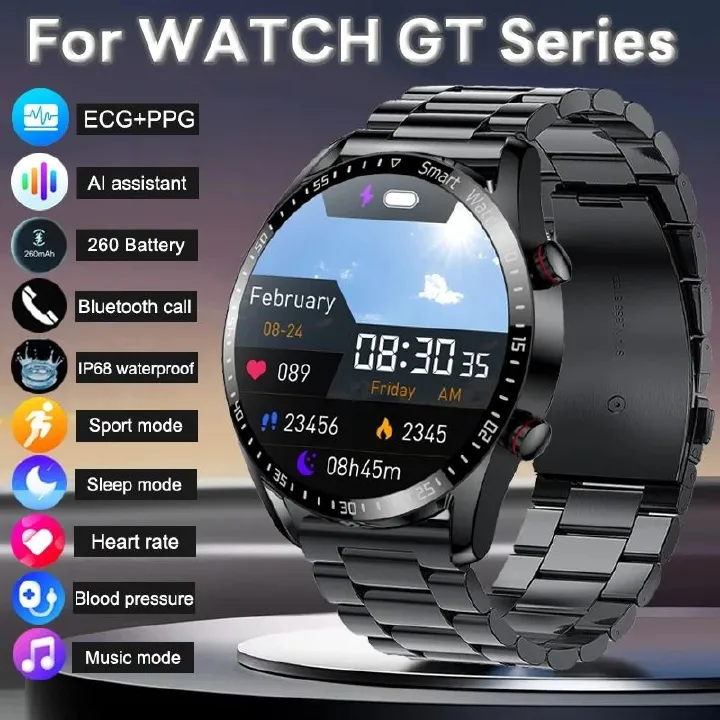 HW20 LiGe Steel Smart Watches Men/Women Smart Watch Bluetooth Call Wristwatch Fitness Bracelet Heart Rate Blood Pressure Monitor Tracker Sports Smartwatch LiGe