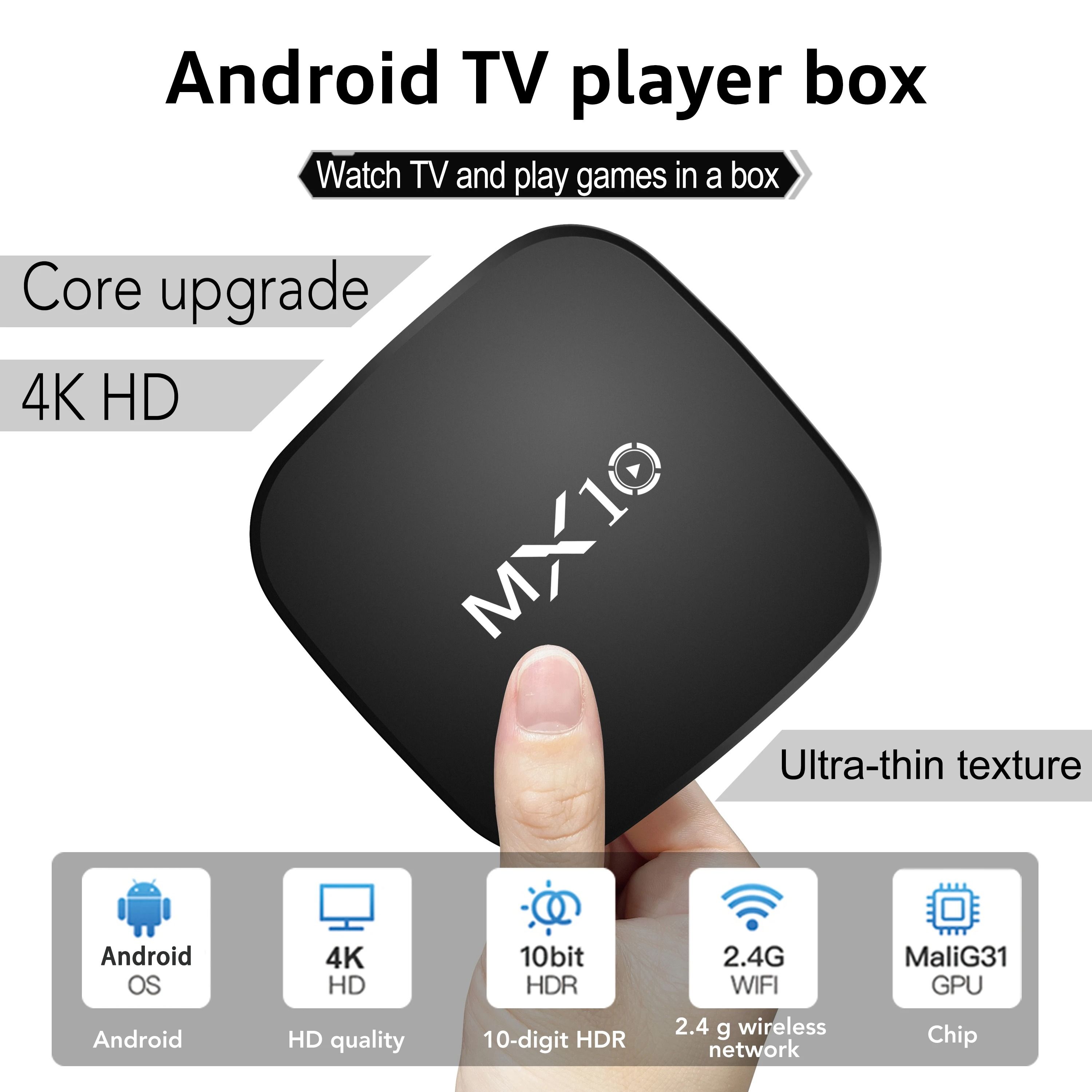 New Android Tv Box  Mini Mx10 Smart Tvbox 2.4g/5g Wifi RK3228 Quad Core Set Top Box 4K Smart TV BOX Dual Band WIFI