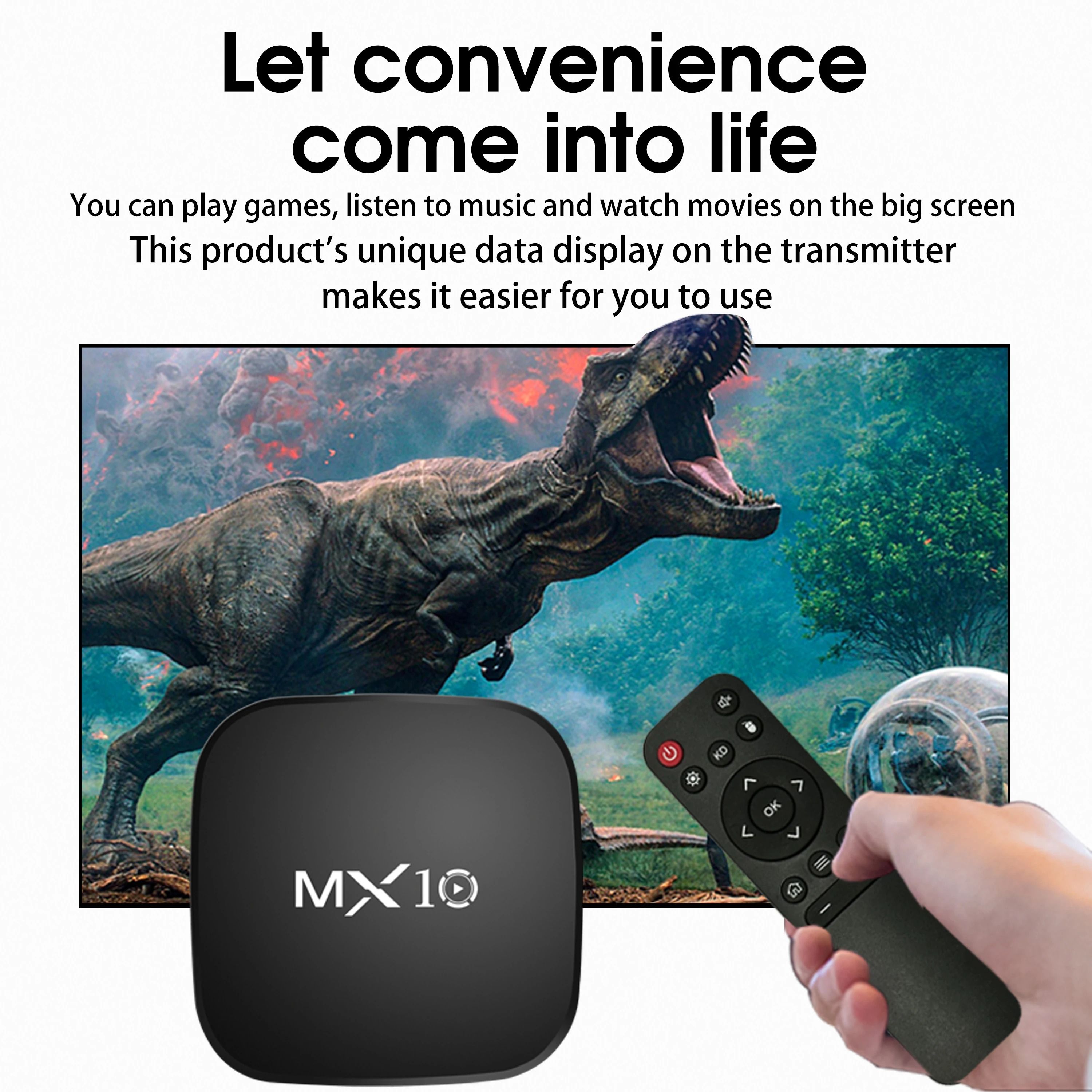 New Android Tv Box  Mini Mx10 Smart Tvbox 2.4g/5g Wifi RK3228 Quad Core Set Top Box 4K Smart TV BOX Dual Band WIFI