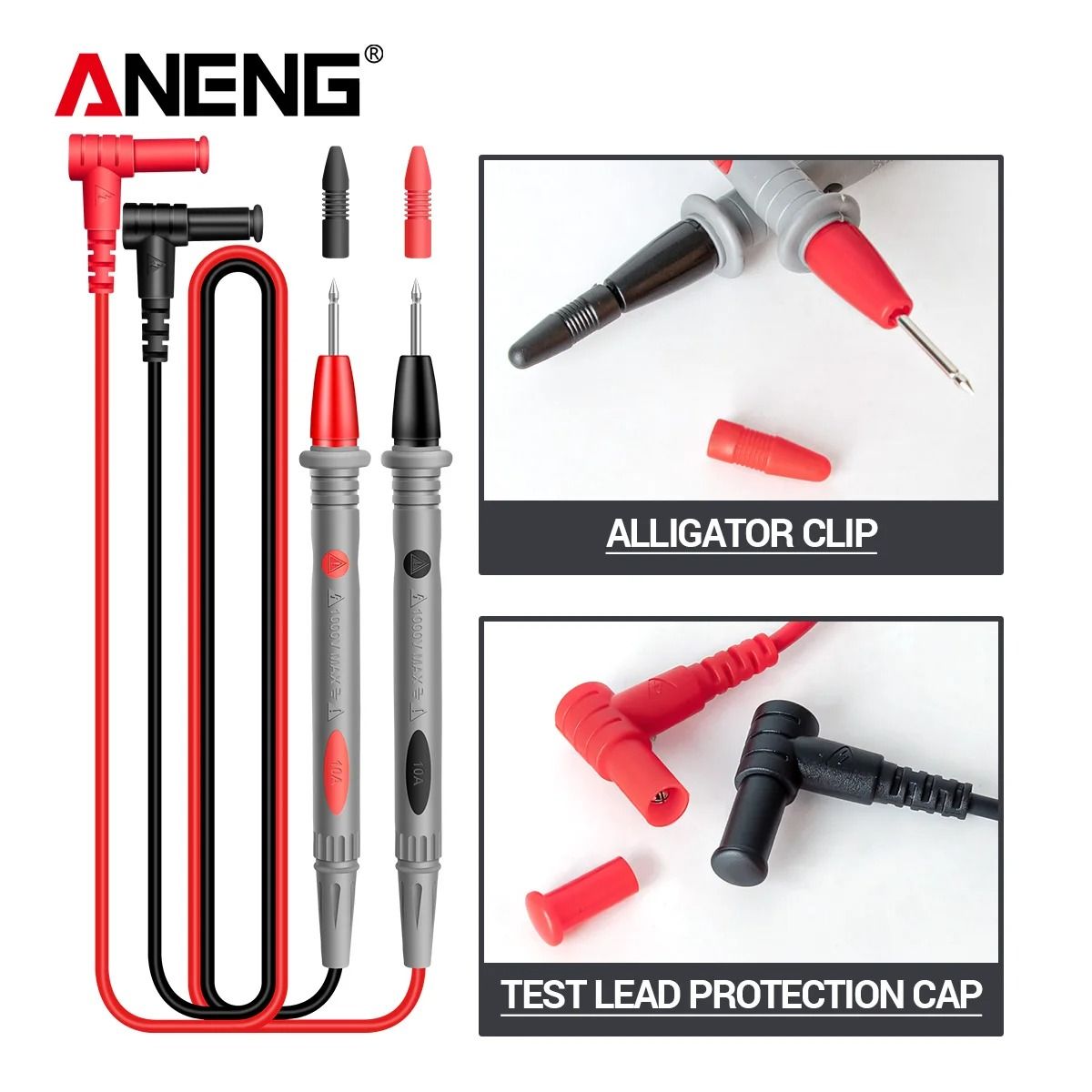 ANENG Digital Clamp Meter AC Current 4000 Counts Multimeter Ammeter Voltage Tester Car Amp Hz Capacitance NCV Ohm Test