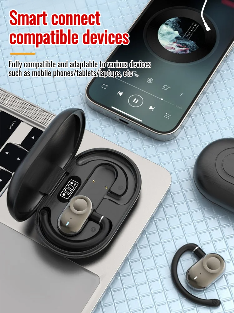 Original Bluetooth Earphones Sport Wireless Headphones With Mic Waterproof Hifi Stereo Wireless Earbuds Surround Sound