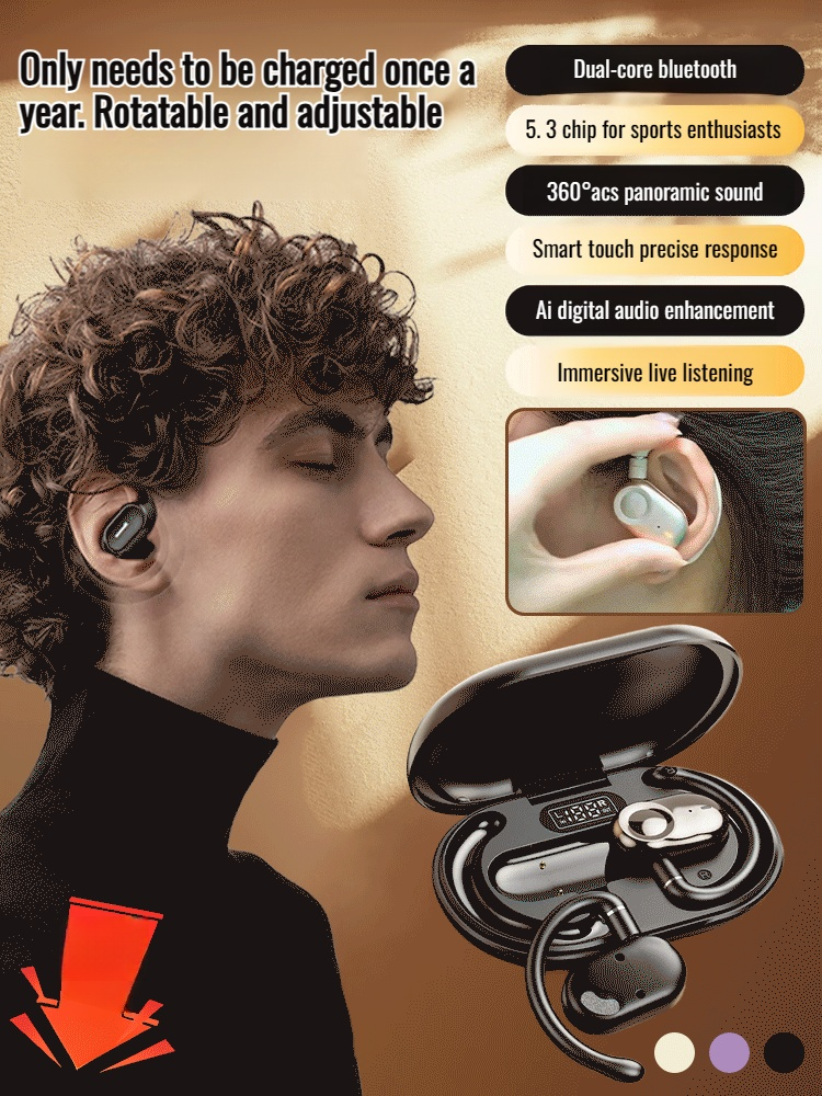 Original Bluetooth Earphones Sport Wireless Headphones With Mic Waterproof Hifi Stereo Wireless Earbuds Surround Sound