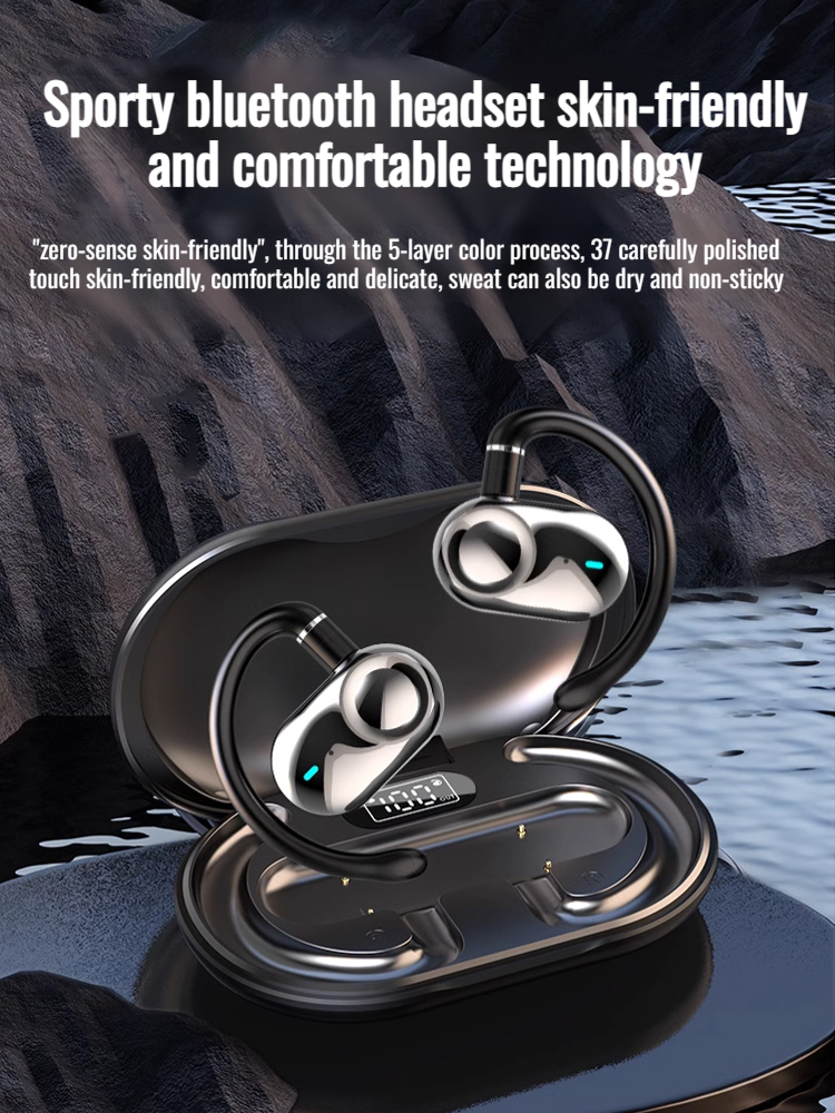 Original Bluetooth Earphones Sport Wireless Headphones With Mic Waterproof Hifi Stereo Wireless Earbuds Surround Sound