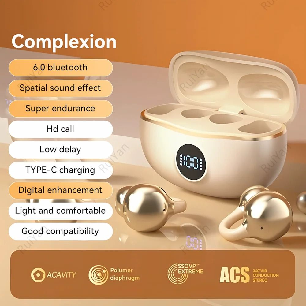 New Wireless Bluetooth 5.4 Earphones TWS Panoramic Sound Effects Ultra Long Battry Life Headphones Comfortable To Wear