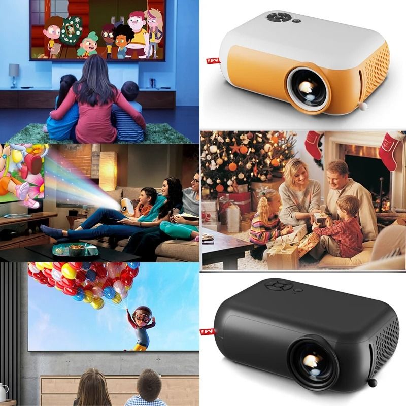 WIFI Projector LED Projector Support 1080P Outdoor 2.4G Wireless Portable Multimedia Video Player Built-in Speaker