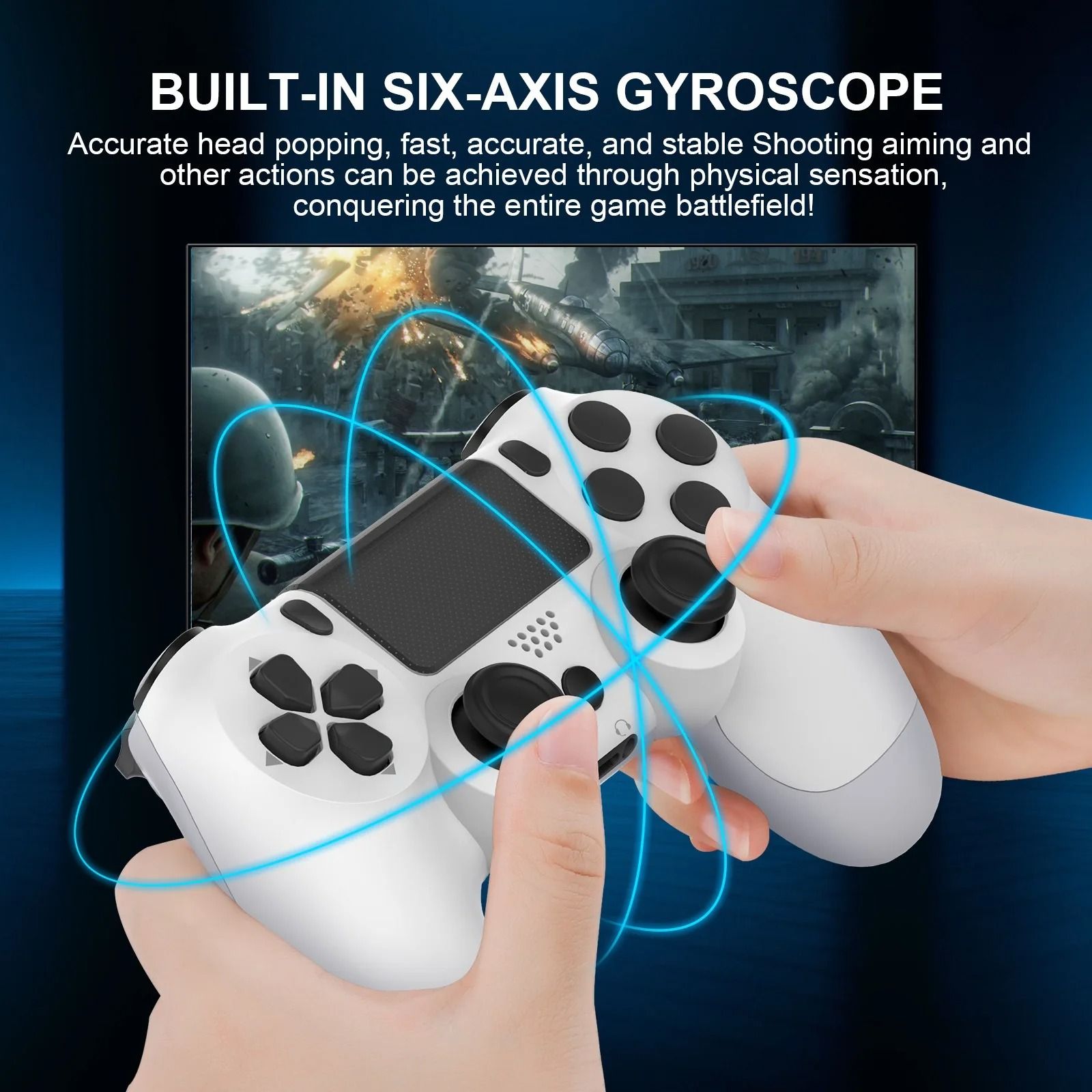 Wireless Controller For PS4/Slim/Pro Wireless Gamepad Compatible Android PC Bluetooth Gamepads Joystick For PS3 Console