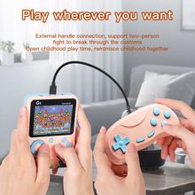 2Players 500 Games  in 1 Video Game Consoles Retro Portable Mini Handheld Game 3.0 Inch Color Pocket TV Game Console Handheld Player Gift