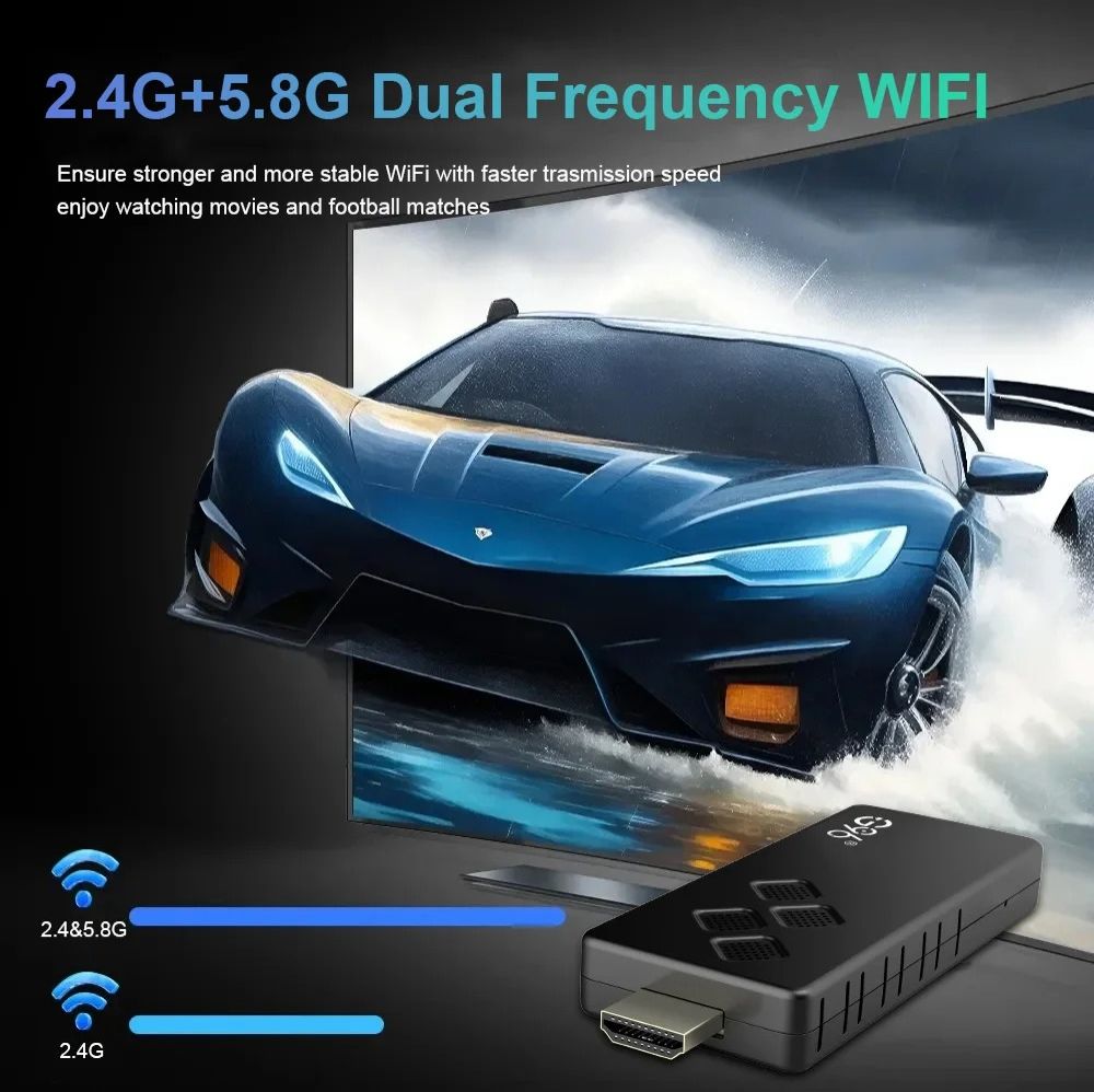 G96 High-performance Android 13.0 8k ATV H313 2GB RAM 8GB ROM Smart TV Stick Infrared Remote Control TV BOX Dual Wifi