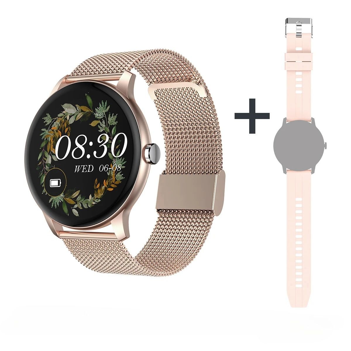 New LIGE Round Smart Watches Men/Women Full Touch Screen Sport Fitness Smart Watch IP67 Waterproof Bluetooth For Android ios Smartwatches Smart Wearable Fitness Electronic Clock