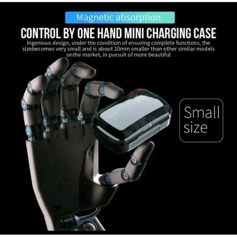 New Update Bluetooth Earphones Wireless Earphones TWS Waterproof Earbuds Sports Running Earpods With Charging Box Power Bank For All Phones