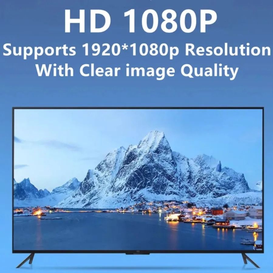 VGA to HDMI-compatible Converter Cable Full HD 1080P VGA to HDMI Cable Adapter With Audio Output for PC Laptop HDTV Projector