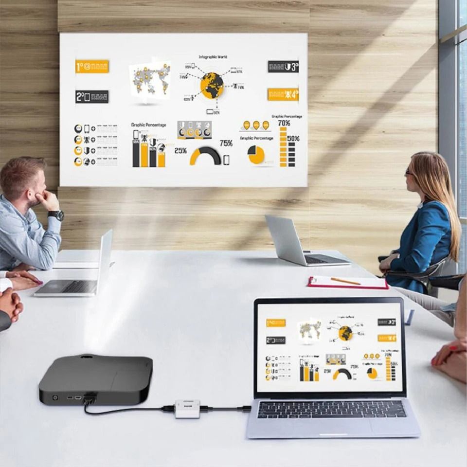 HD 1080P VGA to HDMI Adapter HDMI to VGA Converter with Audio Interface HDMI-compatible Adapter for Notebook Xbox360 DVD PS3 PC