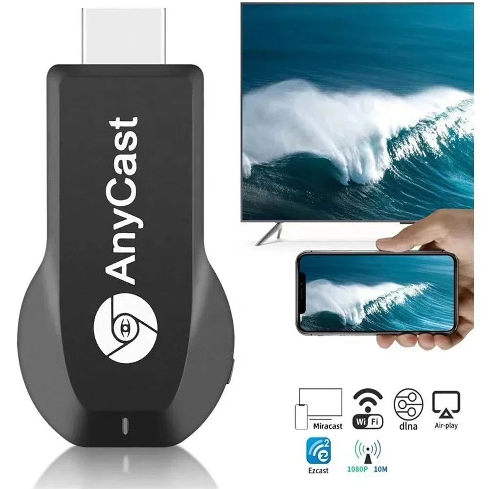 4K 1080P HDMI-compatible TV Stick  Wireless WiFi Display TV Dongle Receiver for DLNA For IOS Android Miracast Airplay