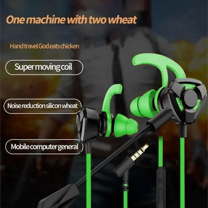 Professional Game Headsets Gamer Headphones Wired Earphones Gaming Earbuds With Mic For Pubg PS4 CSGO Casque Phone Tablet Laptop Universal Game With Gift Box Package