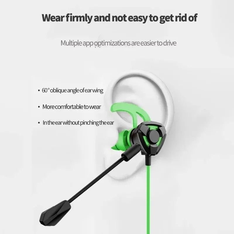 Professional Game Headsets Gamer Headphones Wired Earphones Gaming Earbuds With Mic For Pubg PS4 CSGO Casque Phone Tablet Laptop Universal Game With Gift Box Package