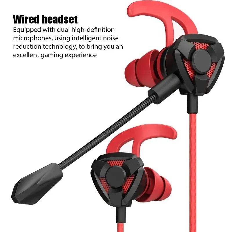 Professional Game Headsets Gamer Headphones Wired Earphones Gaming Earbuds With Mic For Pubg PS4 CSGO Casque Phone Tablet Laptop Universal Game With Gift Box Package