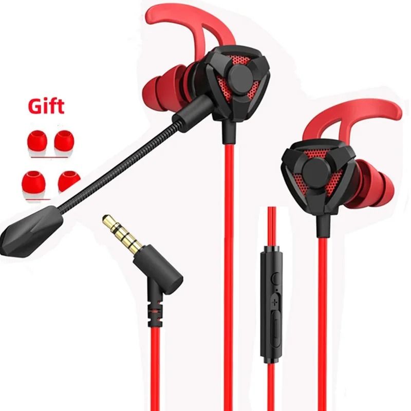 Professional Game Headsets Gamer Headphones Wired Earphones Gaming Earbuds With Mic For Pubg PS4 CSGO Casque Phone Tablet Laptop Universal Game With Gift Box Package