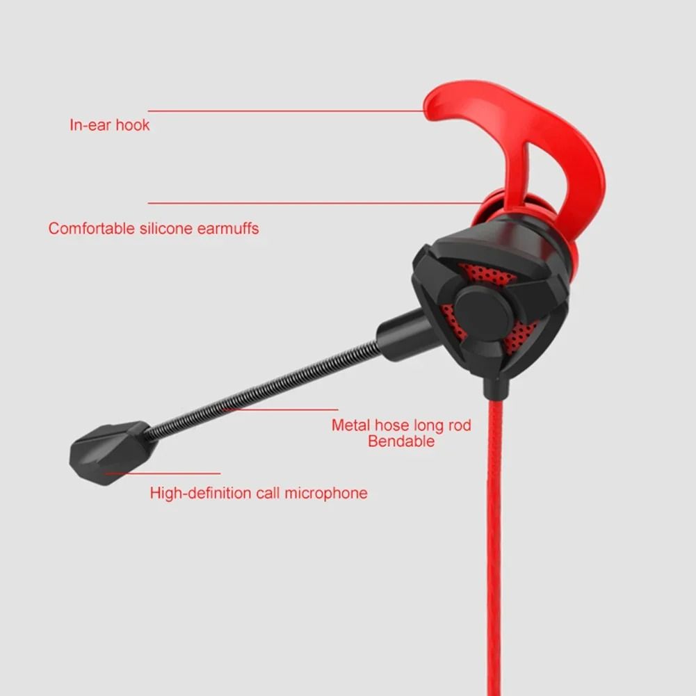 Professional Game Headsets Gamer Headphones Wired Earphones Gaming Earbuds With Mic For Pubg PS4 CSGO Casque Phone Tablet Laptop Universal Game With Gift Box Package