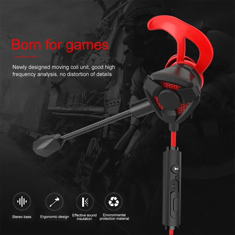 Professional Game Headsets Gamer Headphones Wired Earphones Gaming Earbuds With Mic For Pubg PS4 CSGO Casque Phone Tablet Laptop Universal Game With Gift Box Package