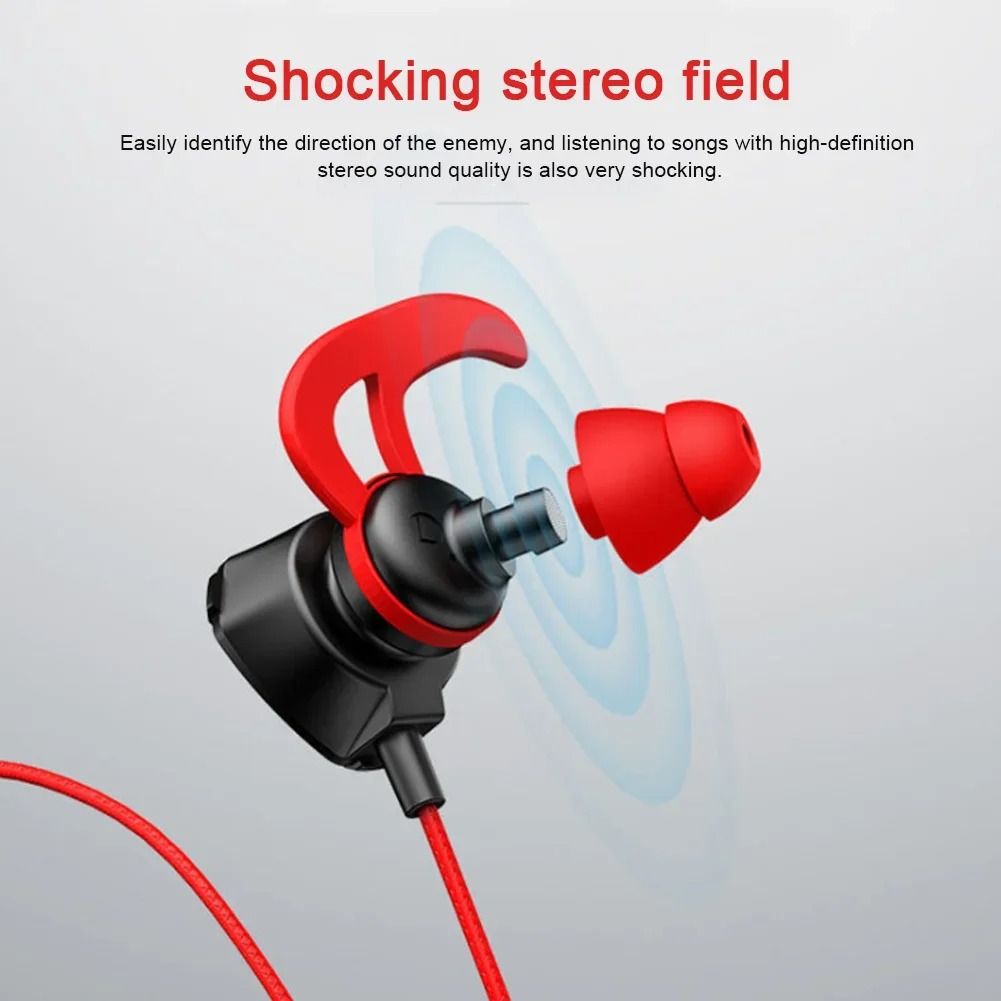 Professional Game Headsets Gamer Headphones Wired Earphones Gaming Earbuds With Mic For Pubg PS4 CSGO Casque Phone Tablet Laptop Universal Game With Gift Box Package