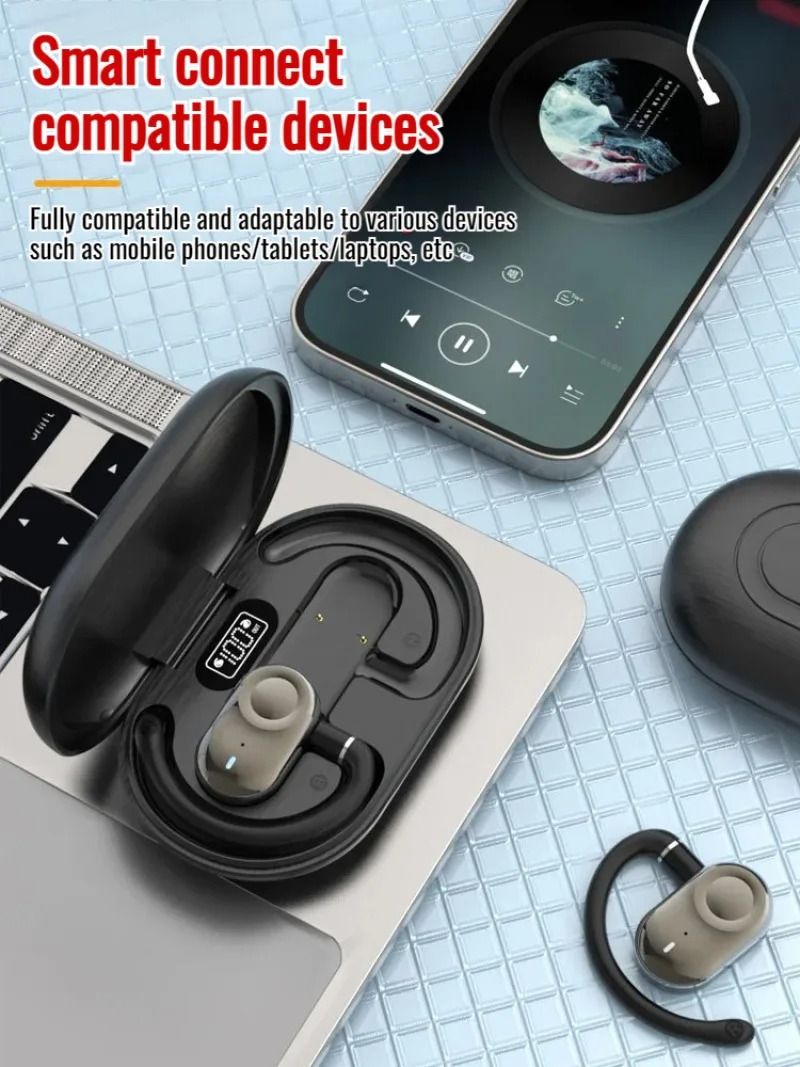 New Update Bluetooth Earphones Wireless Earphones TWS Waterproof Earbuds Sports Running Earpods With Charging Box Power Bank For All Phones