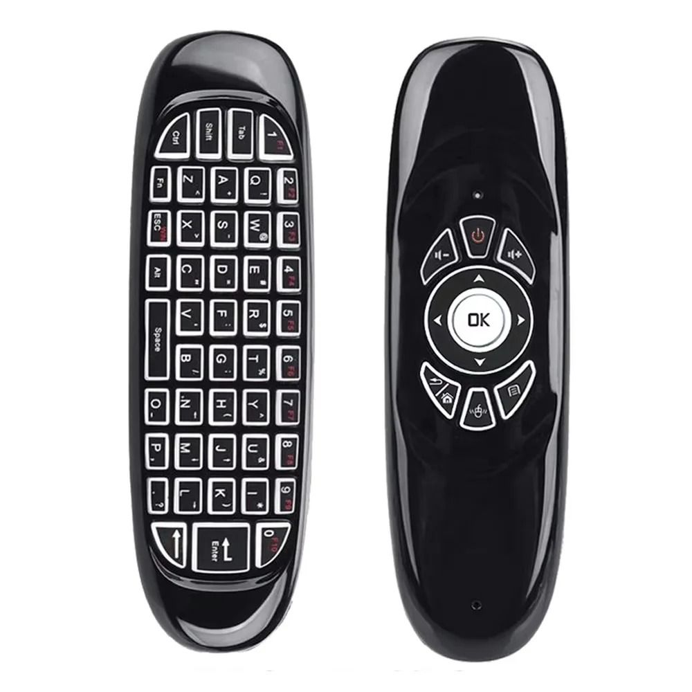 C120 Backlight Air Mouse 2.4G RF Wireless Mini Keyboard Smart Gyroscope Keyboard Game Play Remote Control For Android Smart TV Box