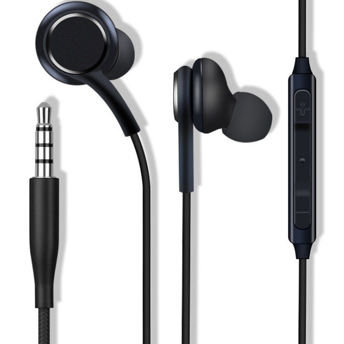 Top Sale Wired Earphones Running Sport Earphones 3.5mm Earbuds Noise isolating In-Ear Metal Subwoofer Earplugs With Mic For All Phones