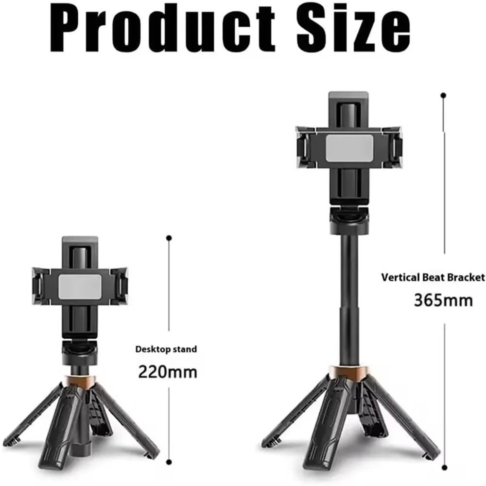 2026 New Portable Phone Selfie Sticks Phone Tripod Phone Stand Phone brackets Phone Holder With Remote Bluetooth Shutter For Smartphone Camera