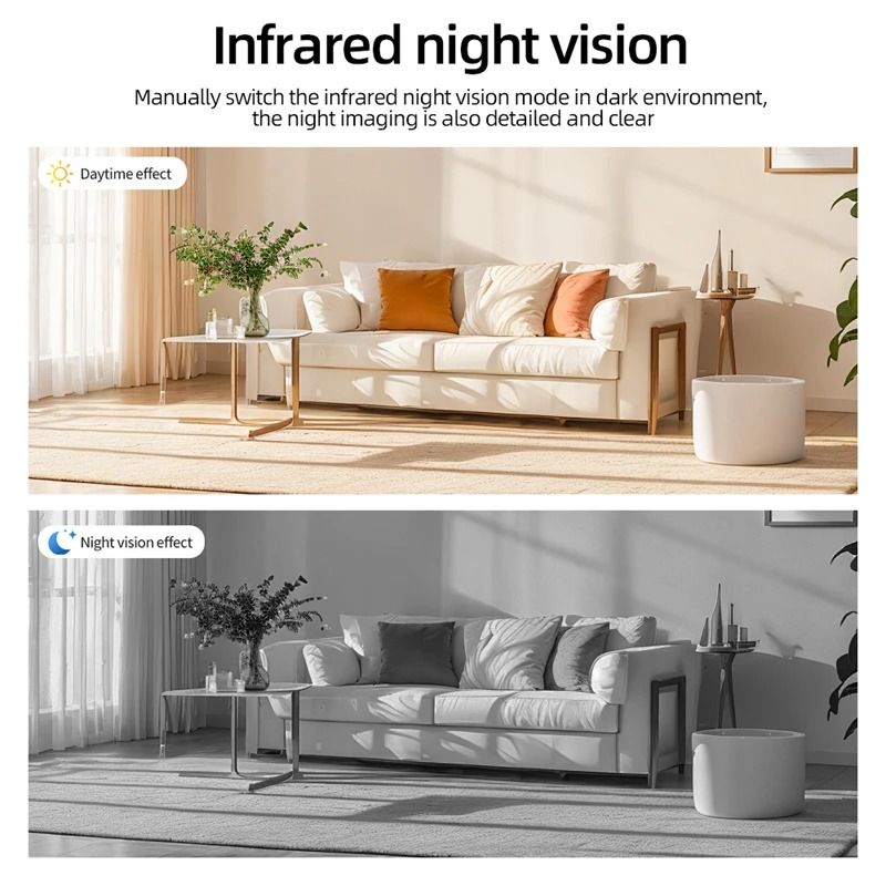 New Mini 1080P HD Wireless WiFi IP Camera Smart Home Monitor CCTV  Security Night Vision Protection Remote Video Surveillance  Camera  Hidden Cameras