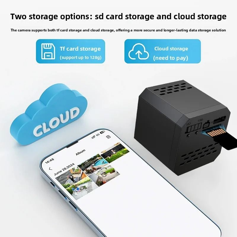 New Mini 1080P HD Wireless WiFi IP Camera Smart Home Monitor CCTV  Security Night Vision Protection Remote Video Surveillance  Camera  Hidden Cameras