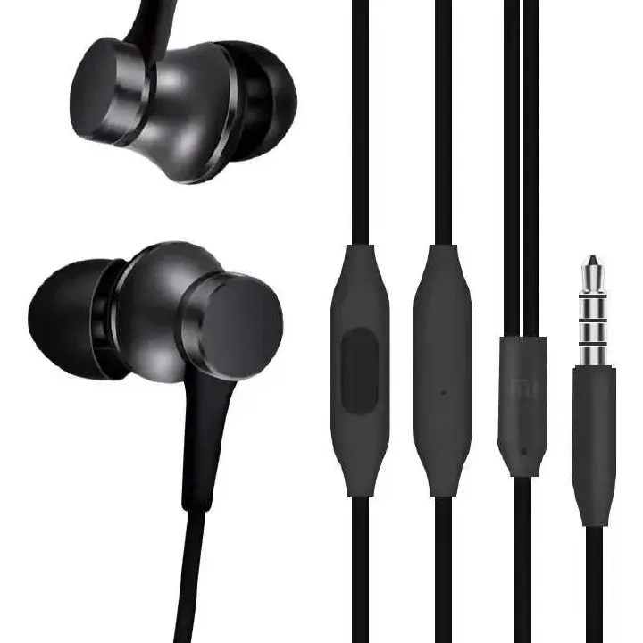 Sport Wired Earphones Running Earphones 3.5mm Earbuds Noise isolating In-Ear Metal Subwoofer Earplugs With Mic For All Phones