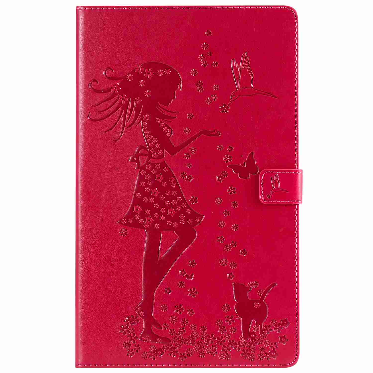 Leather Tablet Case for Kindle Fire HD10 2017,Bracket Type Tablet PC Case with Card Slot Shockproof PU Leather Case Flip Wallet Protective Cover