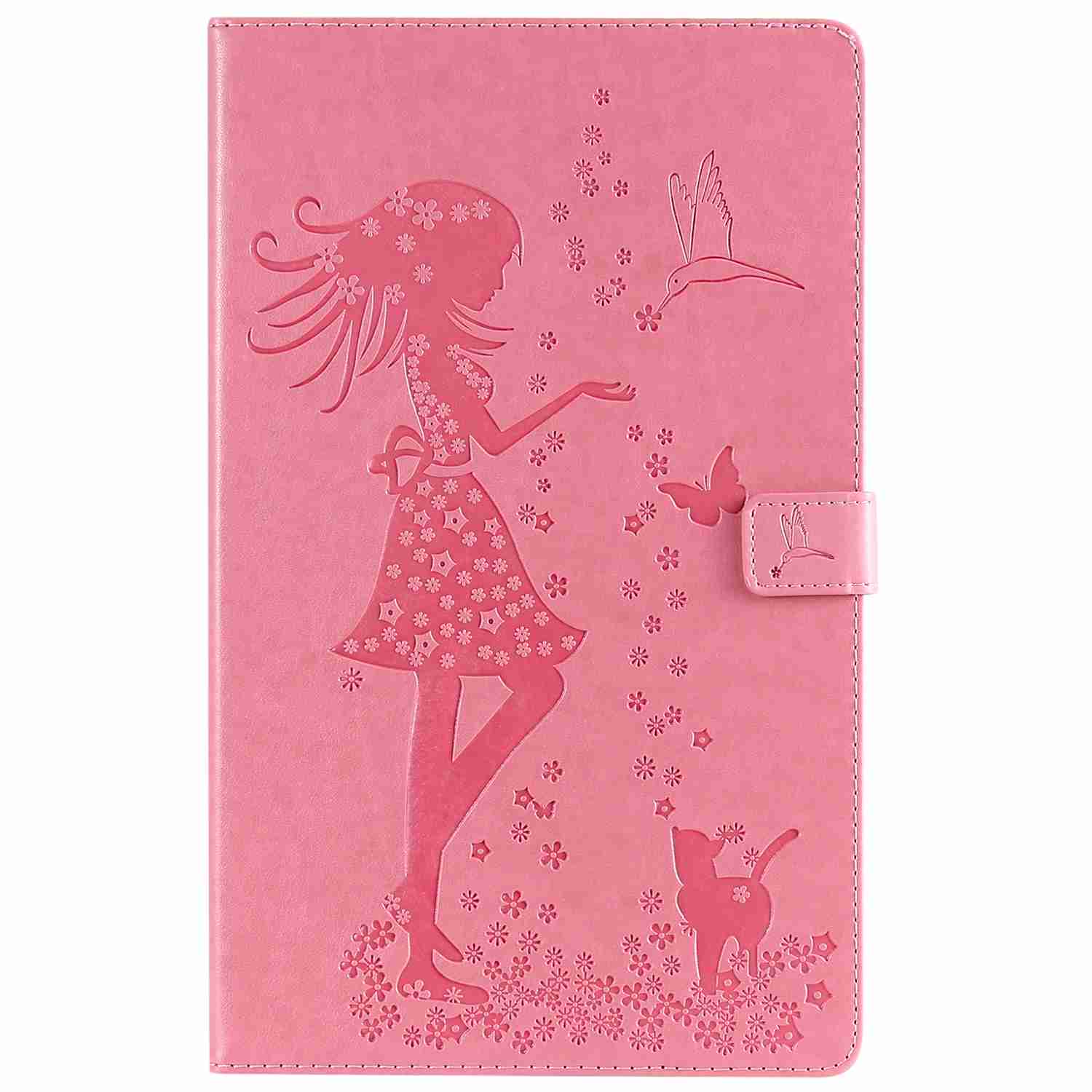 Leather Tablet Case for Kindle Fire HD10 2017,Bracket Type Tablet PC Case with Card Slot Shockproof PU Leather Case Flip Wallet Protective Cover