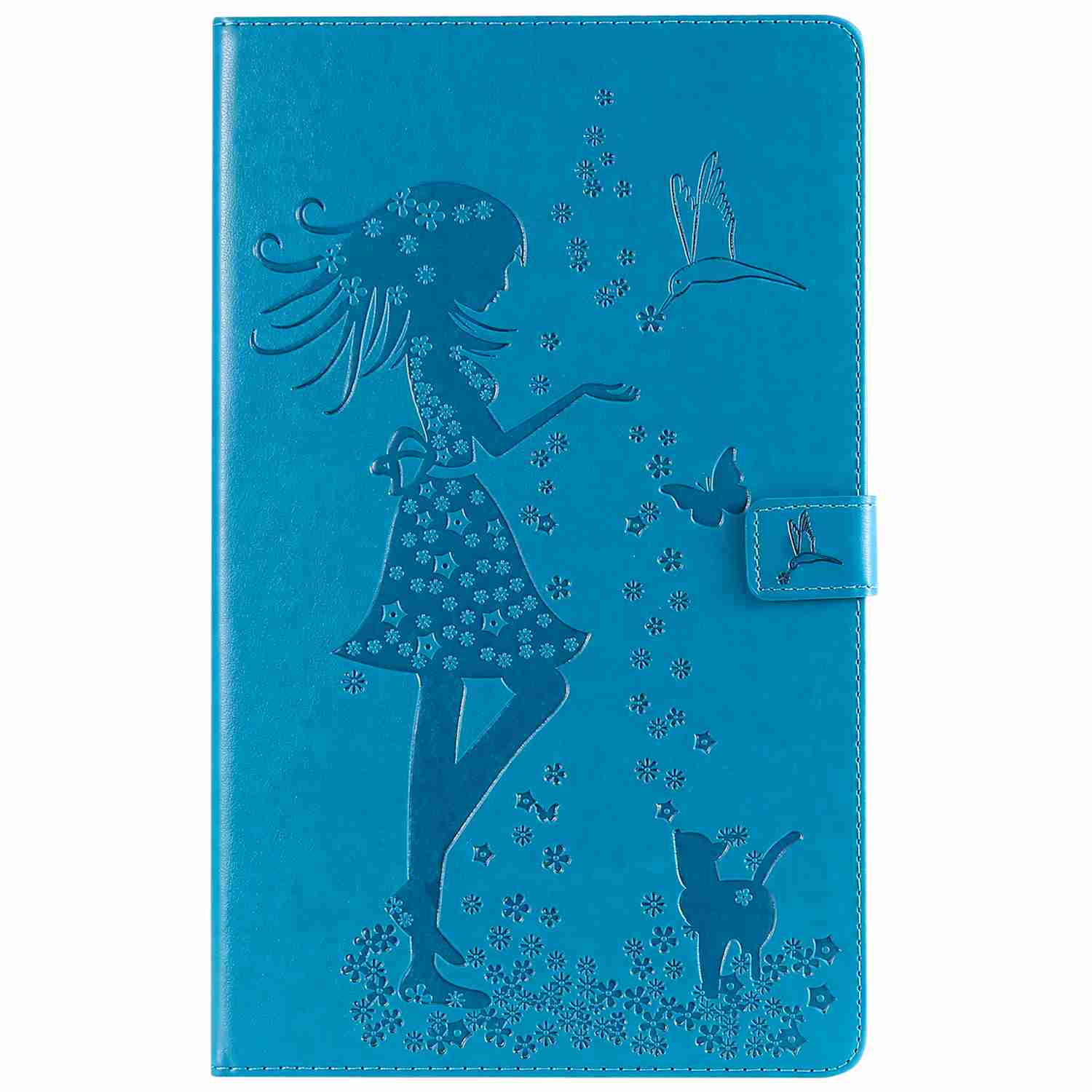 Leather Tablet Case for Kindle Fire HD10 2017,Bracket Type Tablet PC Case with Card Slot Shockproof PU Leather Case Flip Wallet Protective Cover