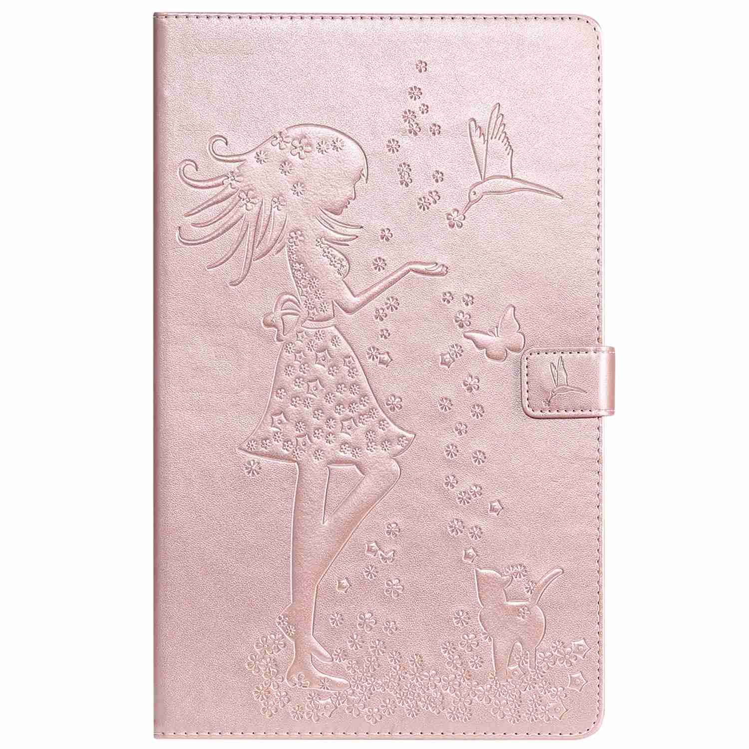 Leather Tablet Case for Kindle Fire HD10 2017,Bracket Type Tablet PC Case with Card Slot Shockproof PU Leather Case Flip Wallet Protective Cover