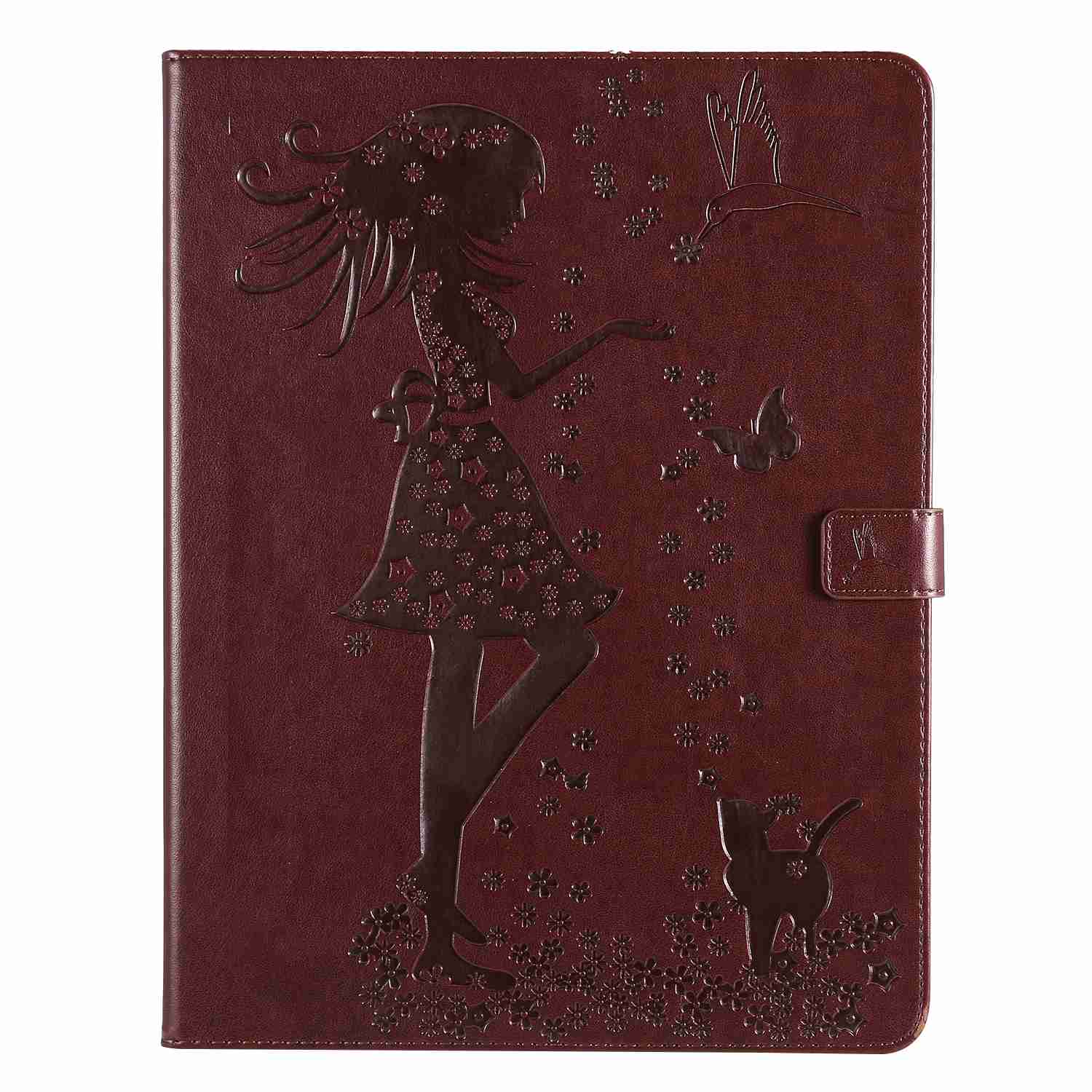 Leather Tablet Case for ipad pro 12.9 2020,Bracket Type Tablet PC Case with Card Slot Shockproof PU Leather Case Flip Wallet Protective Cover