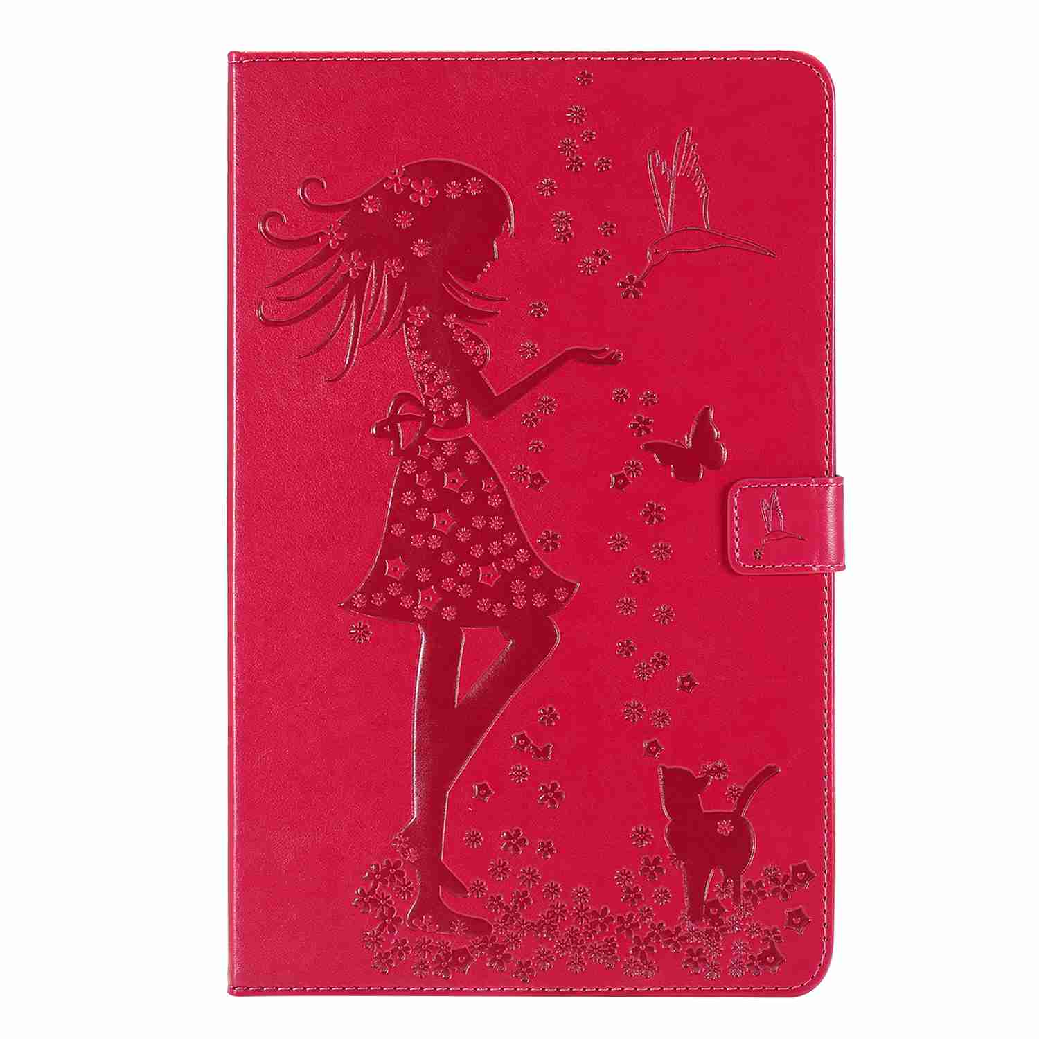 Case for Samsung Galaxy Tab A7 Lite 8.7 Inch 2021 (SM-T220/T225), Card Slot Shockproof PU Leather Case Flip Wallet Protective Cover