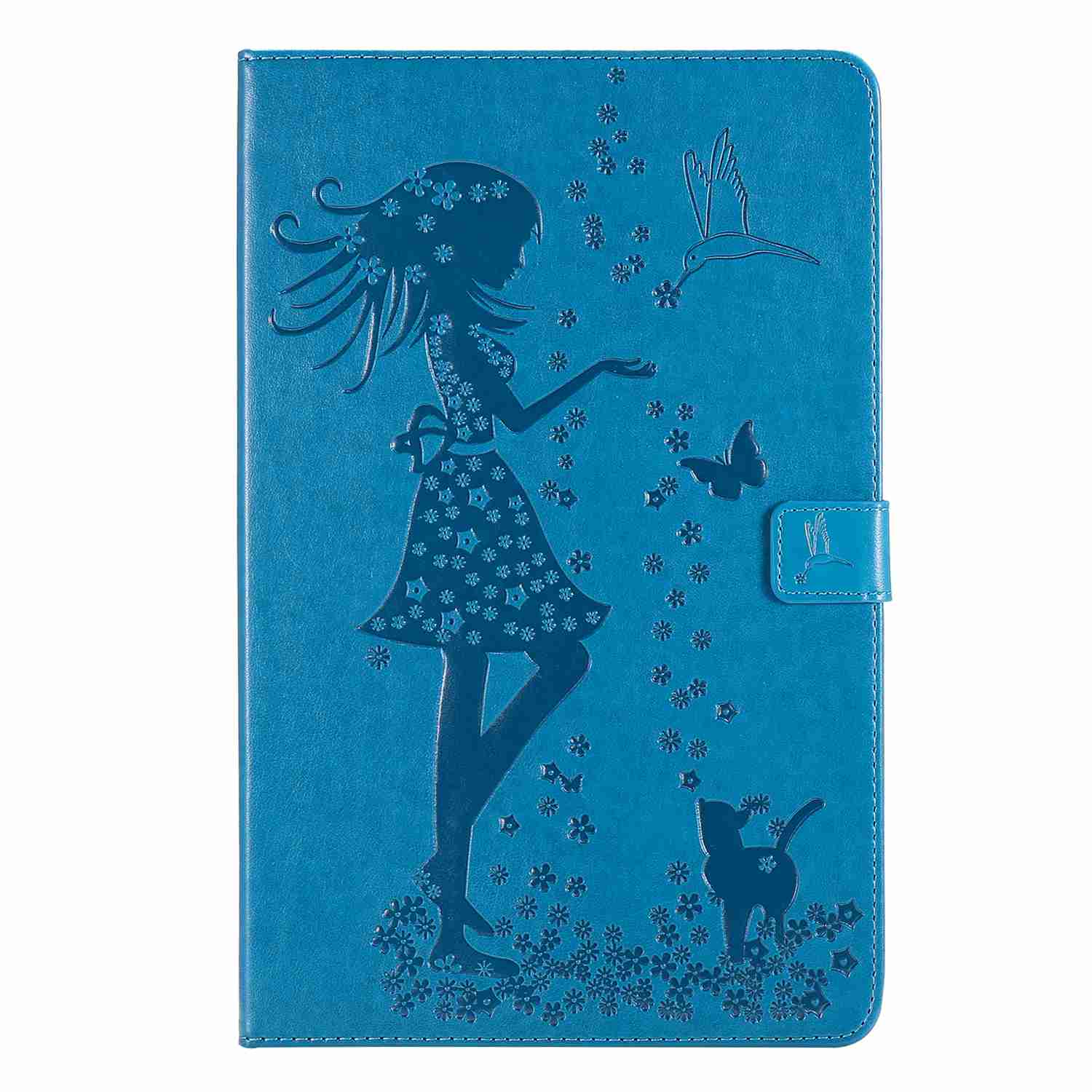 Case for Samsung Galaxy Tab A7 Lite 8.7 Inch 2021 (SM-T220/T225), Card Slot Shockproof PU Leather Case Flip Wallet Protective Cover