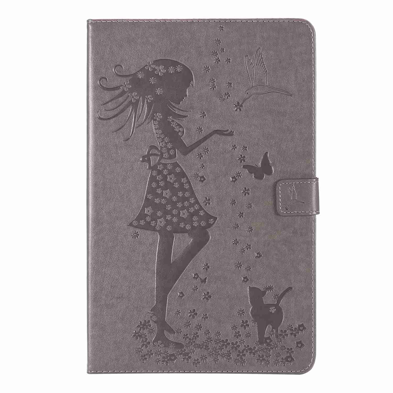 Case for Samsung Galaxy Tab A7 Lite 8.7 Inch 2021 (SM-T220/T225), Card Slot Shockproof PU Leather Case Flip Wallet Protective Cover